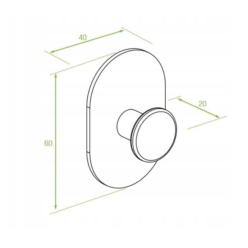 Wieszak do Łazienki Wieszak na ręczniki Bezinwazyjny Różowe Złoto MIRI