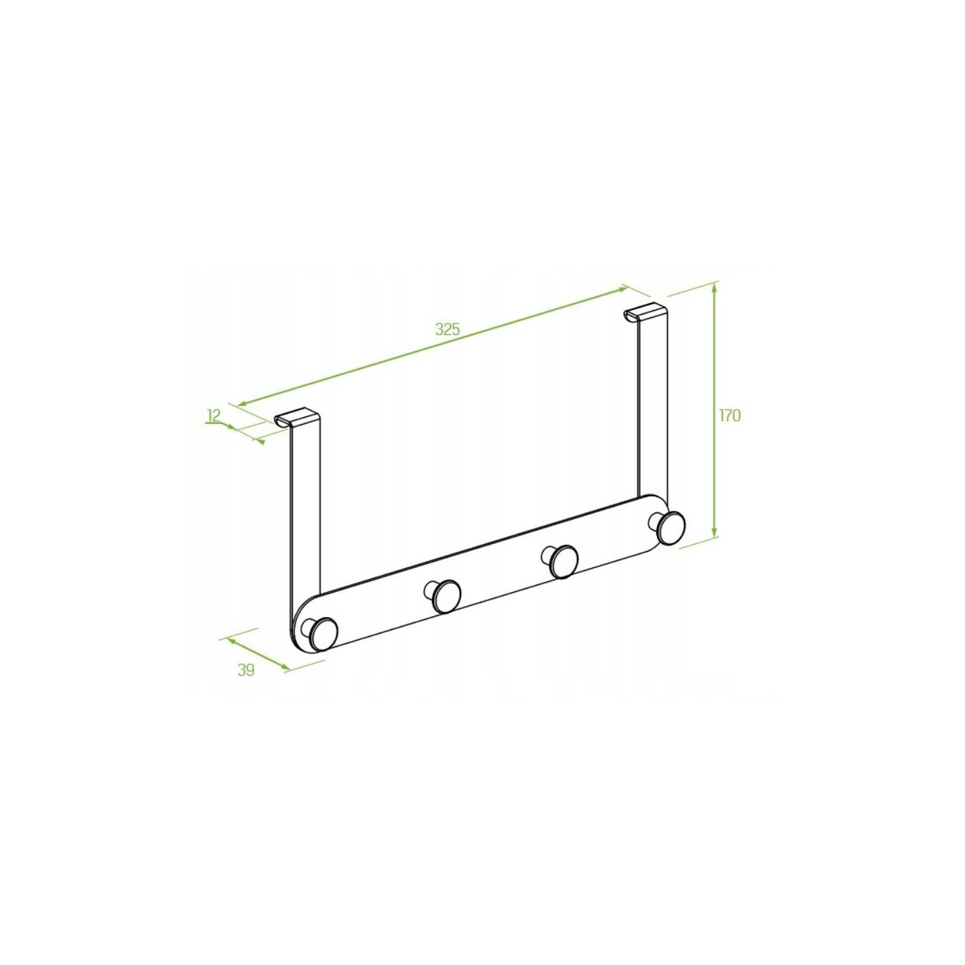 Wieszak do Łazienki na Kabinę Prysznicową Wieszak na Ręczniki Różowe Złoto MIRI