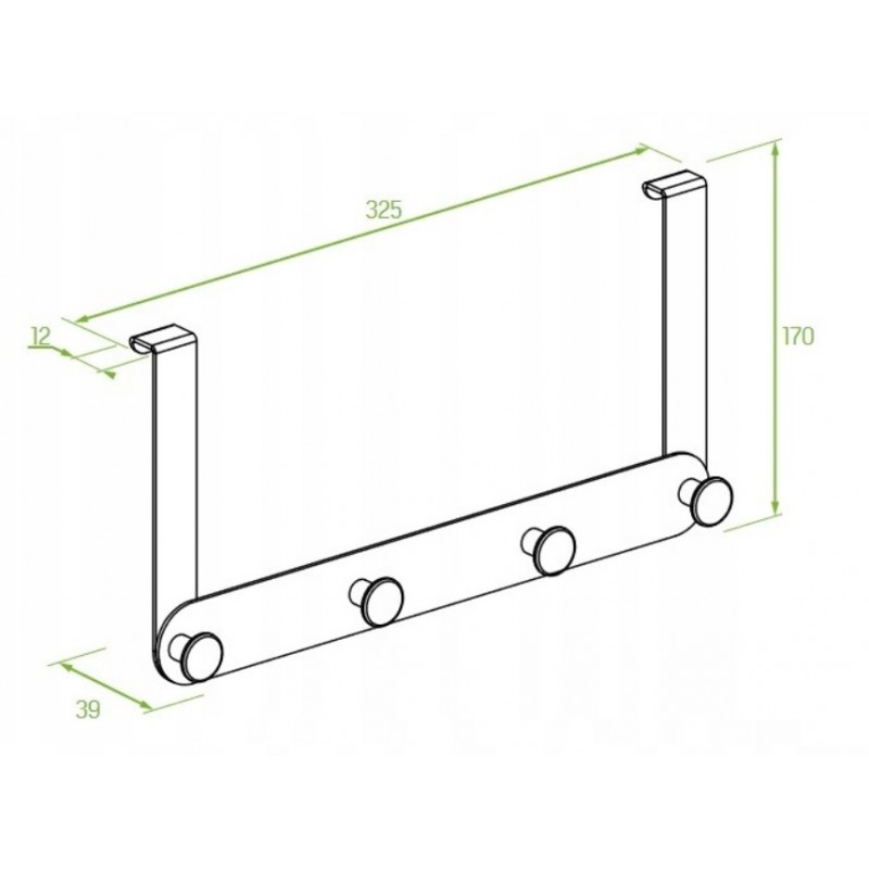 Wieszak do Łazienki na Kabinę Prysznicową Wieszak na Ręczniki Różowe Złoto MIRI