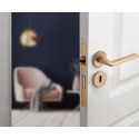 Klamka do Drzwi Wewnętrznych Klamka Wewnętrzna Różowe Złoto Maroko