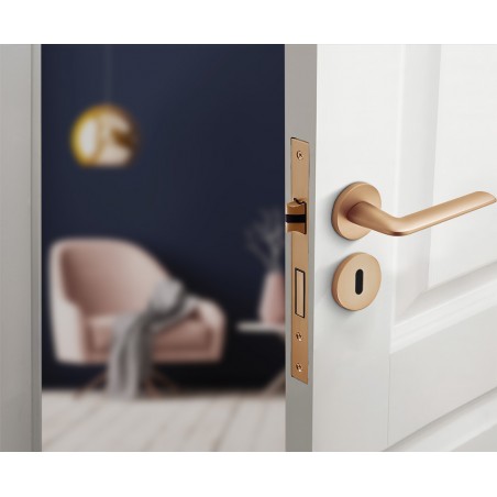 Klamka do Drzwi Wewnętrznych Klamka Wewnętrzna Różowe Złoto Maroko