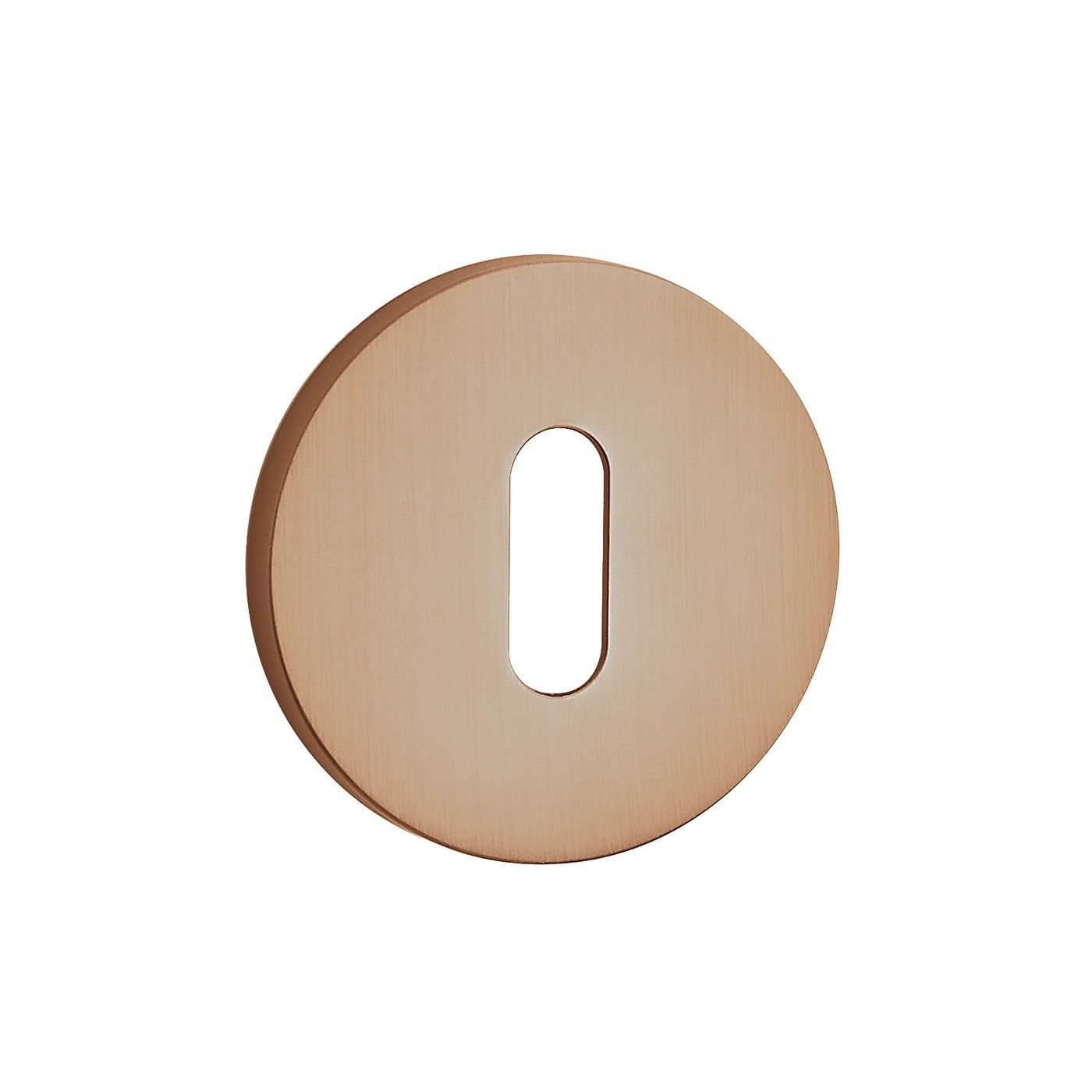 Rozeta Okrągła, Szyld do Klamki Wewnętrznej Klucz Różowe Złoto