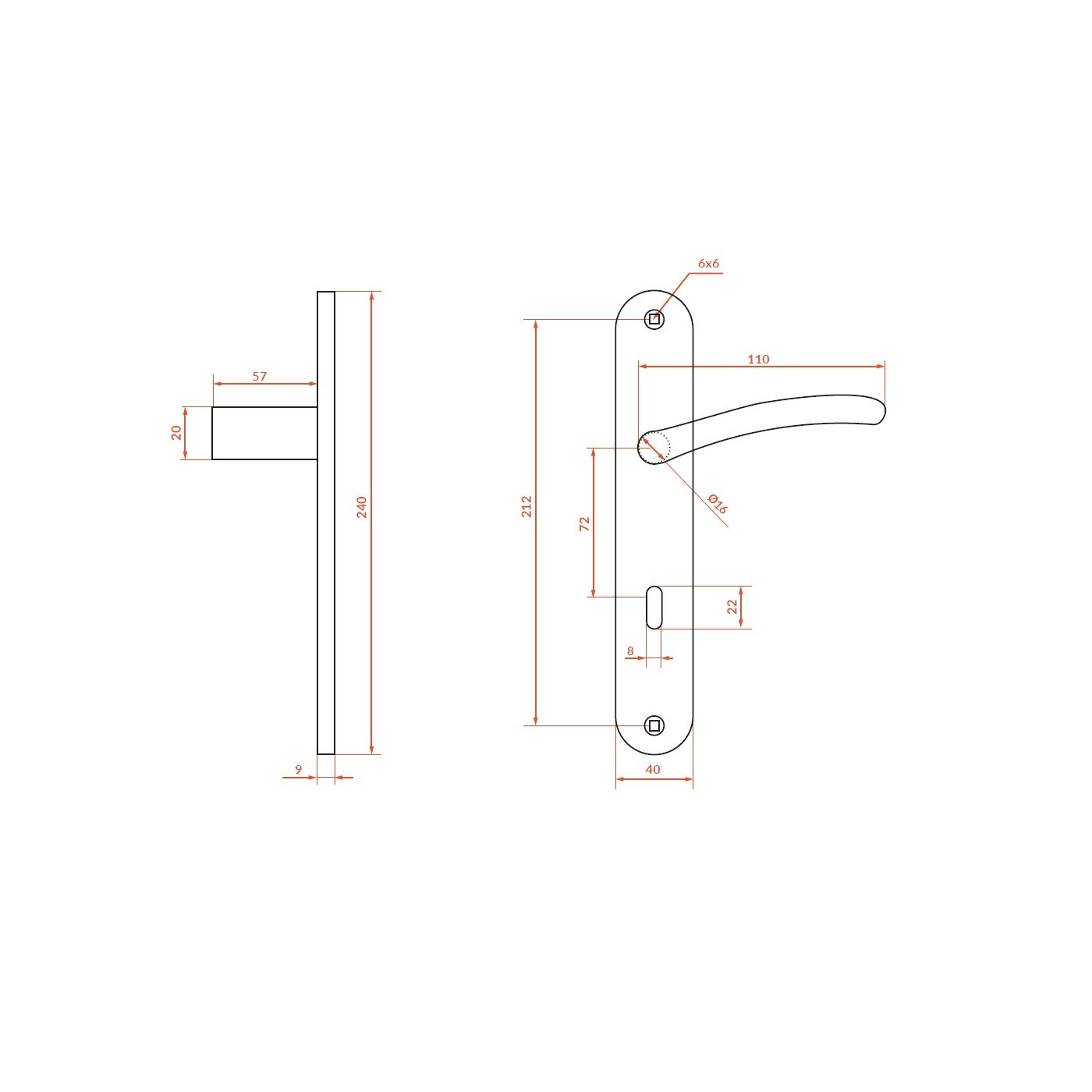 Klamka do Drzwi Wewnętrznych Klamka Wewnętrzna Klucz Satyna WIKOS Klamka do Drzwi Wewnętrznych Klamka Wewnętrzna Klucz Satyna WIKOS