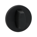 Rozety Okrągłe WC Szyldy do Klamki Wewnętrznej Czarny Mat MALAGA Rozety Okrągłe WC Szyldy do Klamki Wewnętrznej Czarny Mat MALAGA