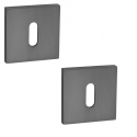 Rozety Kwadrat Klucz Szyldy do Klamki Wewnętrznej ZAMBIA Grafit