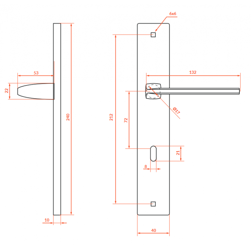 Klamka Wewnętrzna Klamka do Drzwi Wewnętrznych Czarna Zambia Klamka Wewnętrzna Klamka do Drzwi Wewnętrznych Czarna Zambia