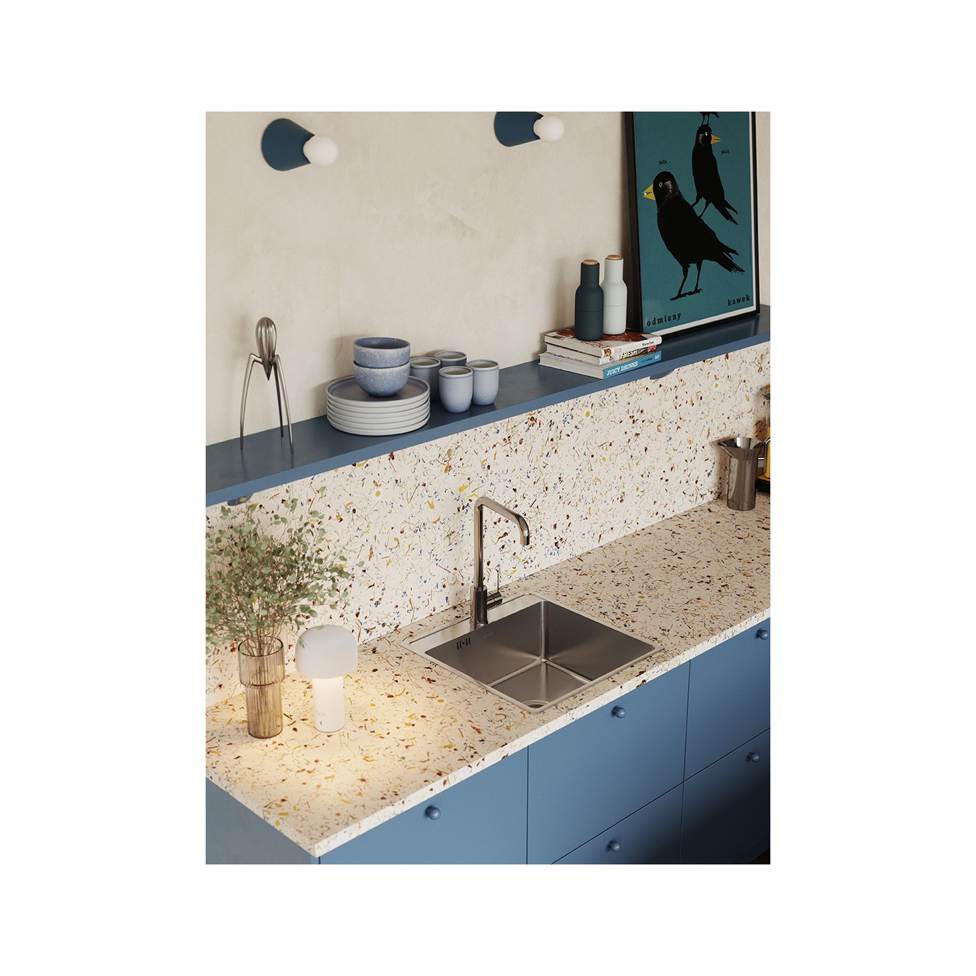 Zlewozmywak Jednokomorowy Zlew Stalowy z Syfonem BESOS INOX