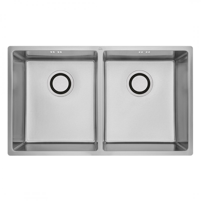 Zlewozmywak Dwukomorowy Zlew Stalowy z Syfonem ROSS INOX LEN