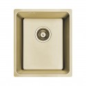 Zlewozmywak Jednokomorowy Zlew Stalowy Podwieszany ADEN Złoty Zlewozmywak Jednokomorowy Zlew Stalowy Podwieszany ADEN Złoty