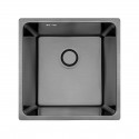Zlewozmywak Jednokomorowy Zlew Stalowy Podwieszany ADEN Grafit