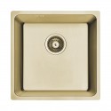 Zlewozmywak Jednokomorowy Zlew Stalowy Podwieszany ADEN Złoty