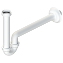 Syfon Umywalkowy Rurowy Biały