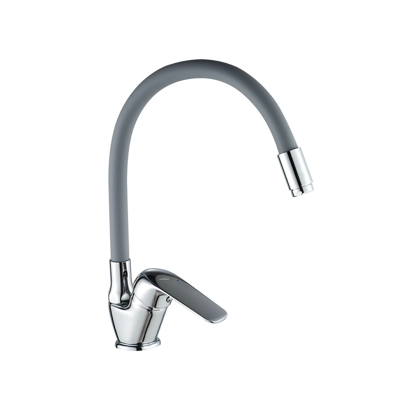 Bateria Zlewozmywakowa Stojąca z Elastyczną Wylewką F Bateria Kuchenna Szara Bateria Zlewozmywakowa Stojąca z Elastyczną Wylewką F Bateria Kuchenna Szara