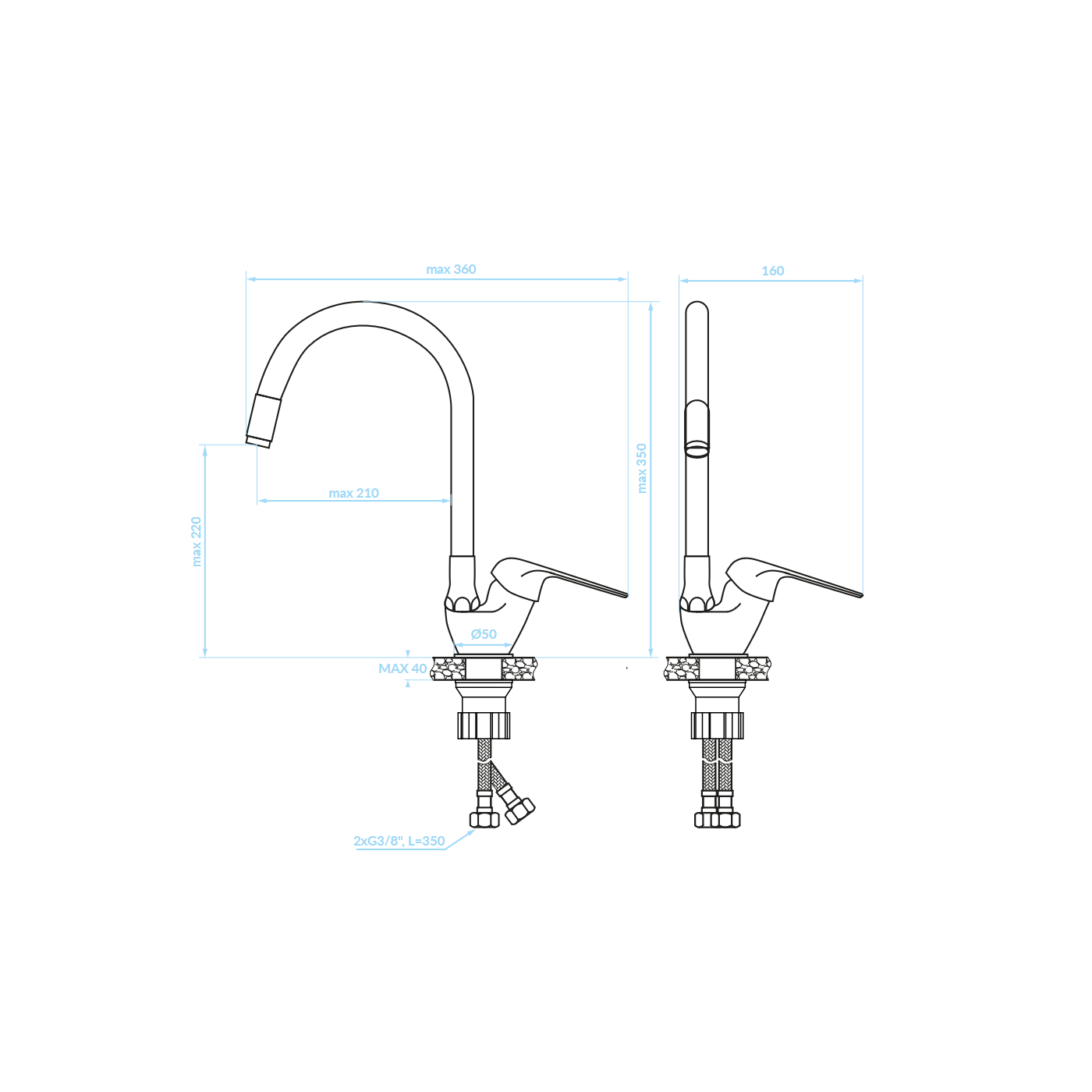 Bateria Zlewozmywakowa Stojąca z Elastyczną Wylewką F Bateria Kuchenna Beżowa Bateria Zlewozmywakowa Stojąca z Elastyczną Wylewką F Bateria Kuchenna Beżowa
