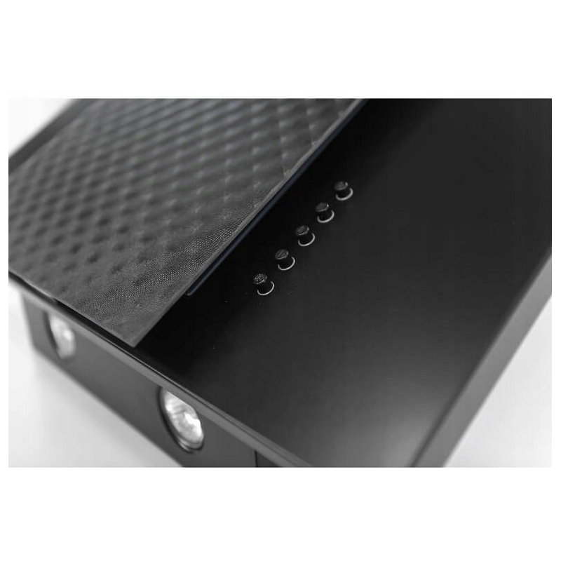 Okap Kuchenny Kominowy SOLANO Czarny 60 cm Okap Kuchenny Kominowy SOLANO Czarny 60 cm