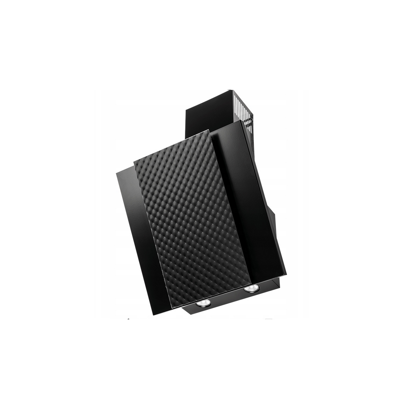 Okap Kuchenny Kominowy SOLANO Czarny 60 cm Okap Kuchenny Kominowy SOLANO Czarny 60 cm