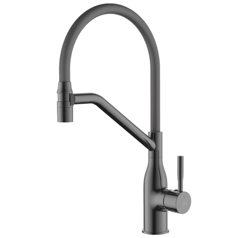 Bateria Kuchenna Bateria Zlewozmywakowa Stojąca Grafitowa Bateria Kuchenna Bateria Zlewozmywakowa Stojąca Grafitowa