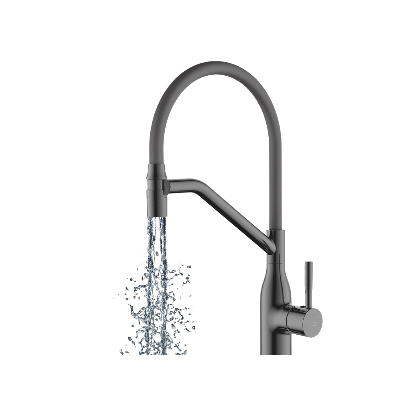 Bateria Kuchenna Bateria Zlewozmywakowa Stojąca Grafitowa Bateria Kuchenna Bateria Zlewozmywakowa Stojąca Grafitowa