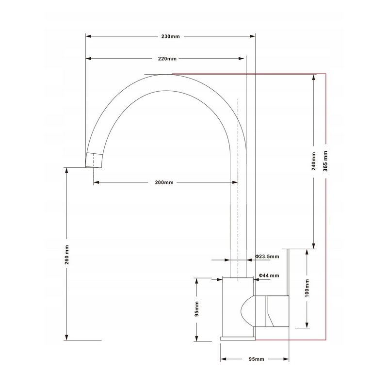 Zlewozmywak Granitowy Jednokomorowy Czarny z Baterią i Syfonem Zestaw
