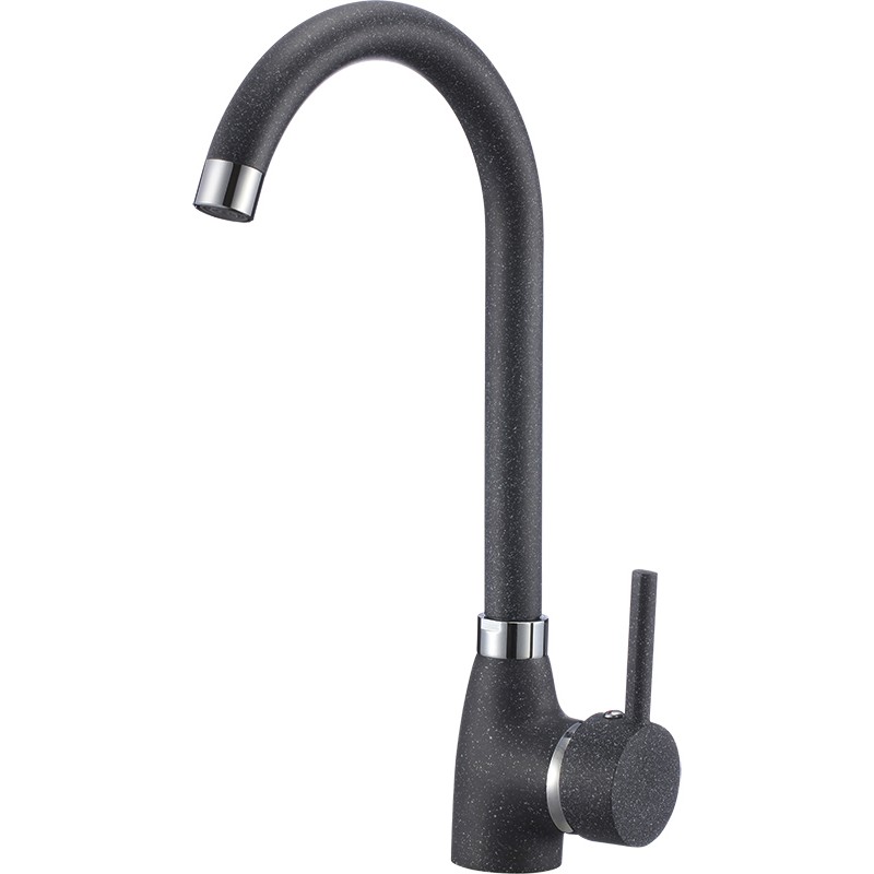 Zlewozmywak Granitowy Jednokomorowy Czarny z Baterią i Syfonem Zestaw Zlewozmywak Granitowy Jednokomorowy Czarny z Baterią i Syfonem Zestaw