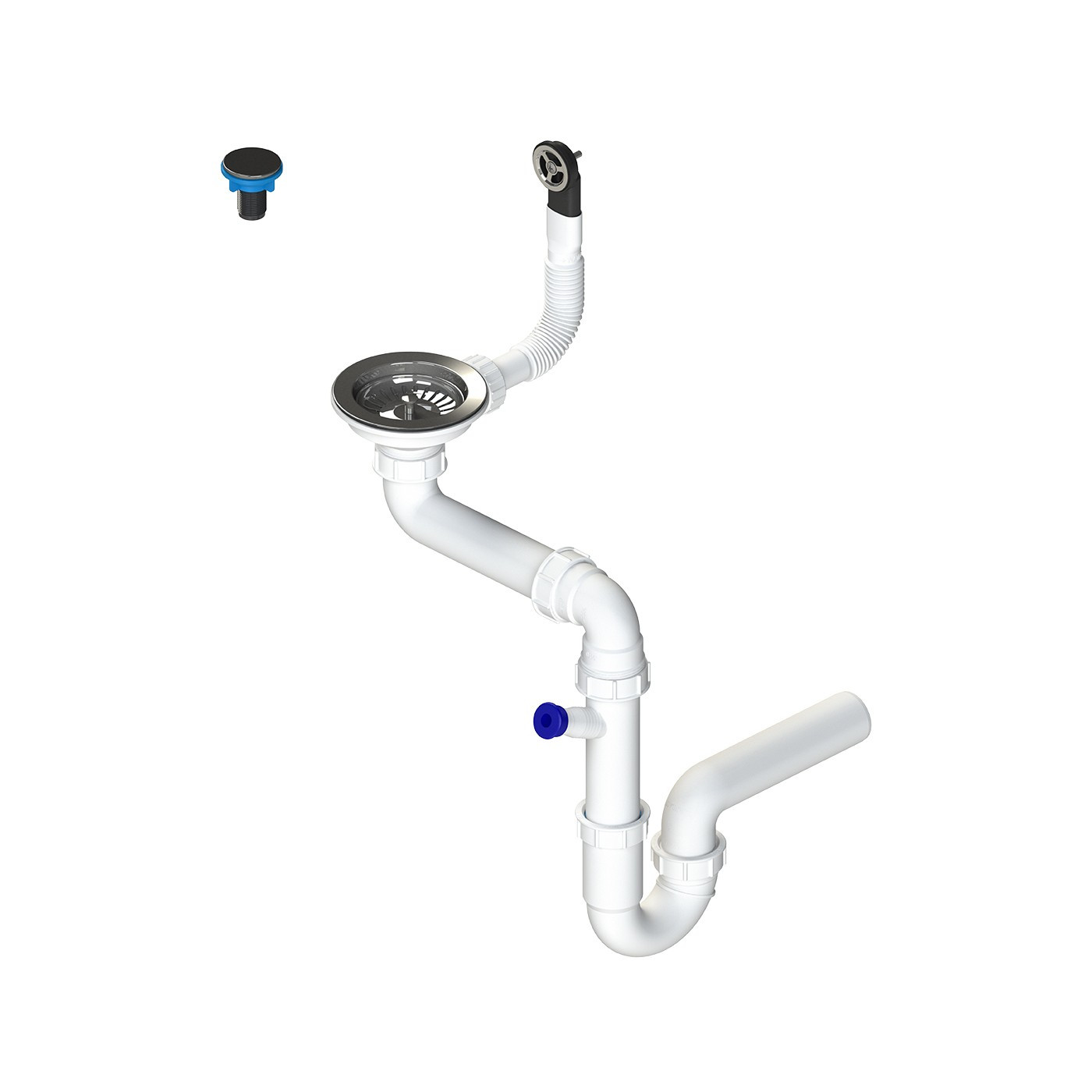 Zlewozmywak Granitowy Jednokomorowy Czarny z Baterią i Syfonem Zestaw Zlewozmywak Granitowy Jednokomorowy Czarny z Baterią i Syfonem Zestaw