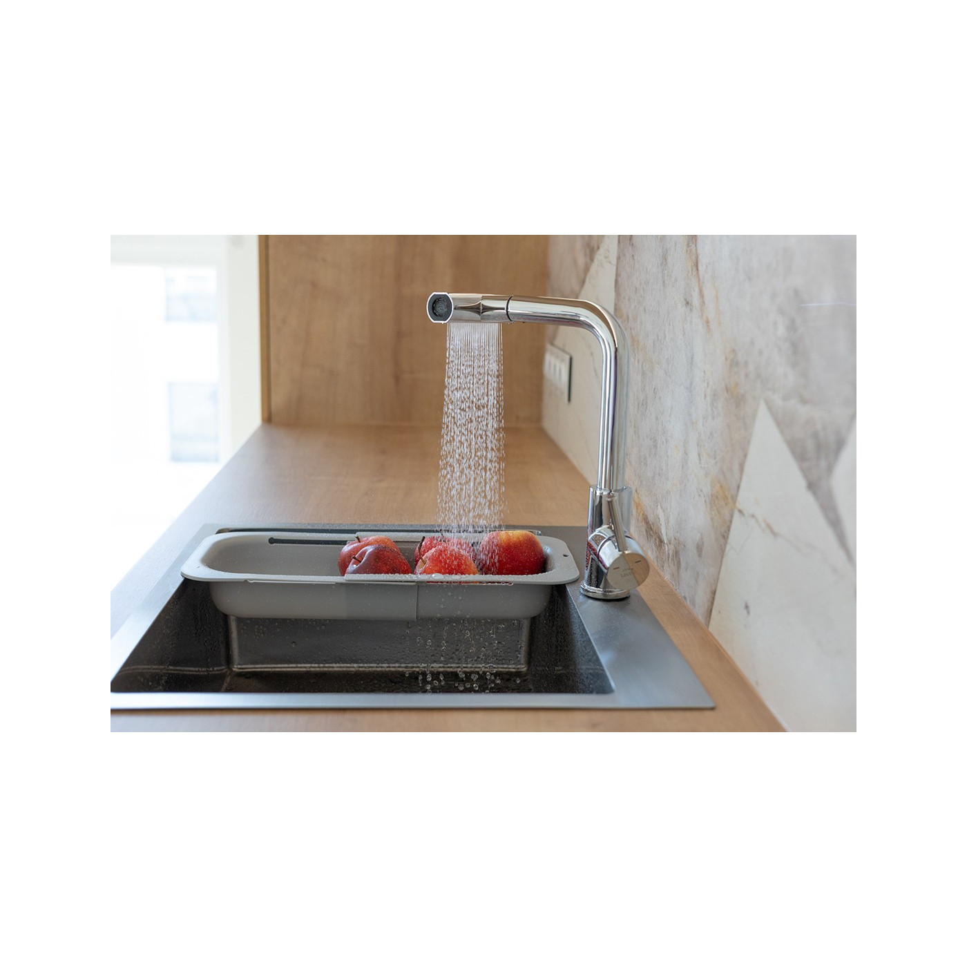 Bateria Zlewozmywakowa Stojąca z Wyciąganą Wielofunkcyjną Wylewką Rotaro Bateria Zlewozmywakowa Stojąca z Wyciąganą Wielofunkcyjną Wylewką Rotaro