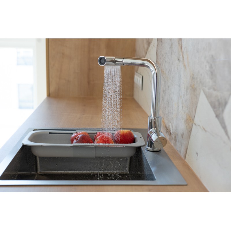 Bateria Zlewozmywakowa Stojąca z Wyciąganą Wielofunkcyjną Wylewką Rotaro Bateria Zlewozmywakowa Stojąca z Wyciąganą Wielofunkcyjną Wylewką Rotaro