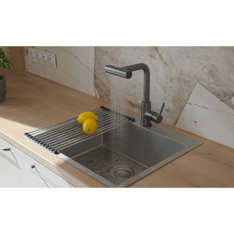 Bateria Zlewozmywakowa Stojąca z Wyciąganą Wielofunkcyjną Wylewką Rotaro Bateria Zlewozmywakowa Stojąca z Wyciąganą Wielofunkcyjną Wylewką Rotaro