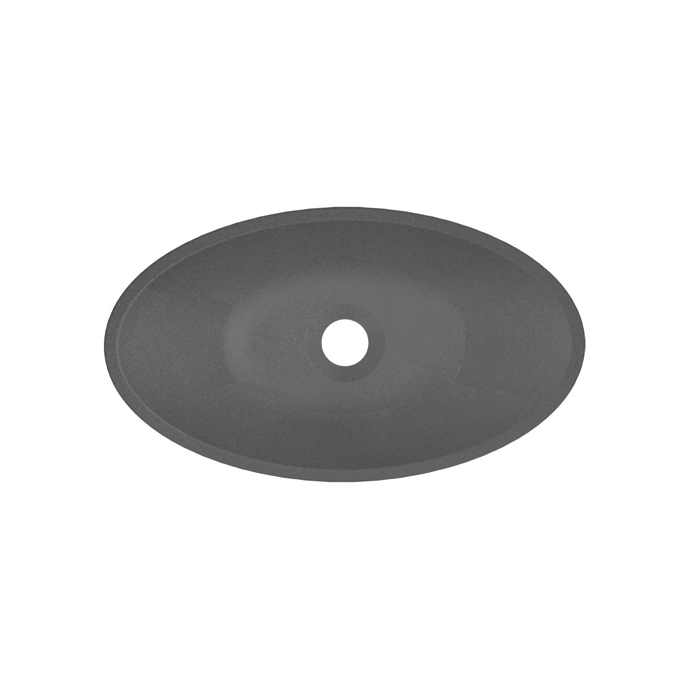Umywalka Nablatowa Granitowa Szara Umywalka do Łazienki Laveo VELA