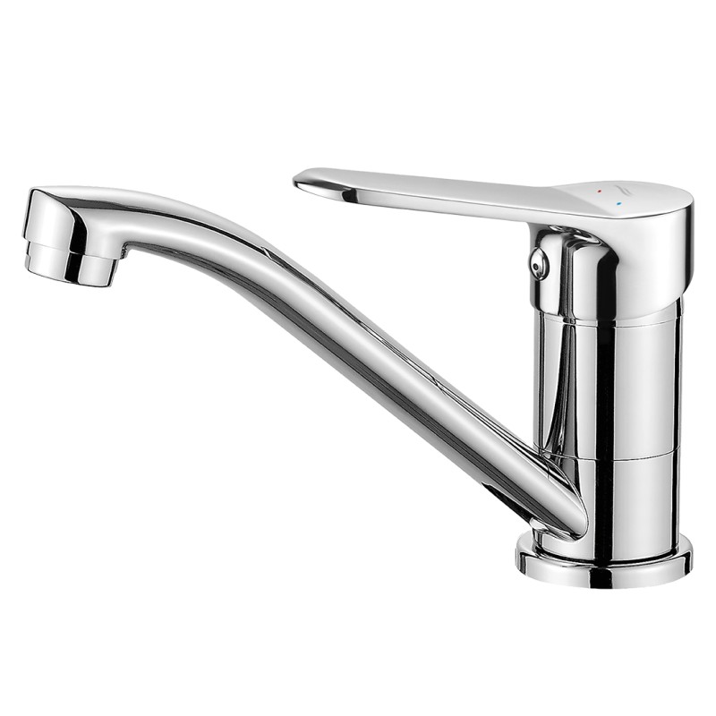 Bateria Umywalkowa Stojąca z ruchomą wylewką Chrom ATEZ Kuchinox Bateria Umywalkowa Stojąca z ruchomą wylewką Chrom ATEZ Kuchinox