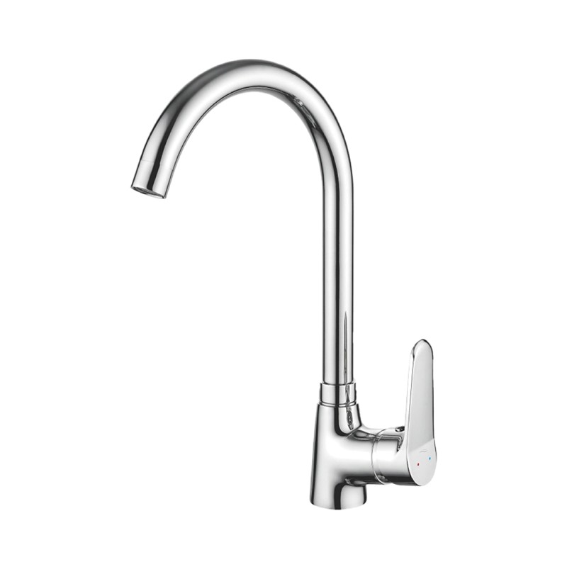 Bateria Zlewozmywakowa Stojąca z Wylewką U Chrom ATEZ Kuchinox Bateria Zlewozmywakowa Stojąca z Wylewką U Chrom ATEZ Kuchinox