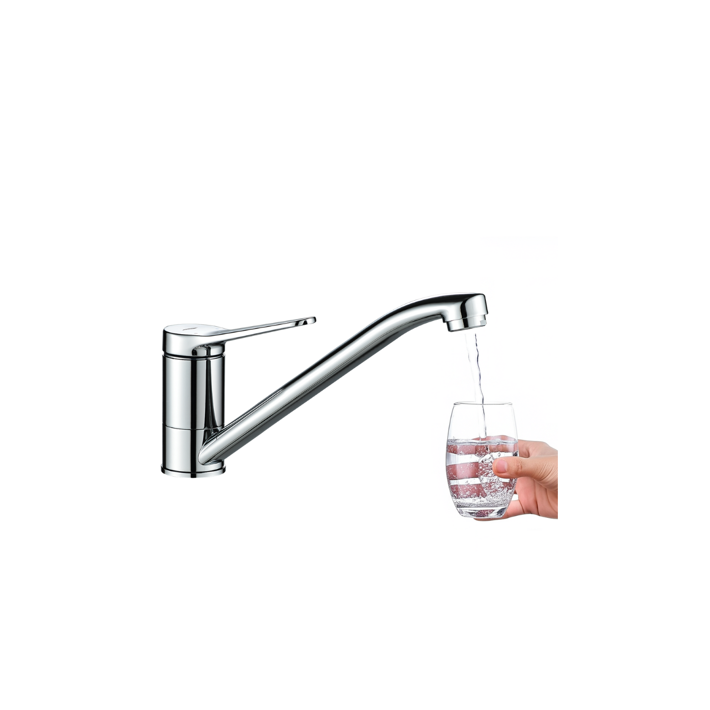 Bateria Zlewozmywakowa Stojąca Chrom VILLA Kuchinox Kuchenna Bateria Bateria Zlewozmywakowa Stojąca Chrom VILLA Kuchinox Kuchenna Bateria