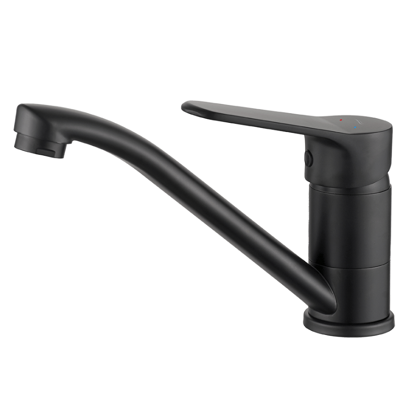 Bateria Umywalkowa Stojąca z ruchomą wylewką Czarna ATEZ Kuchinox Bateria Umywalkowa Stojąca z ruchomą wylewką Czarna ATEZ Kuchinox