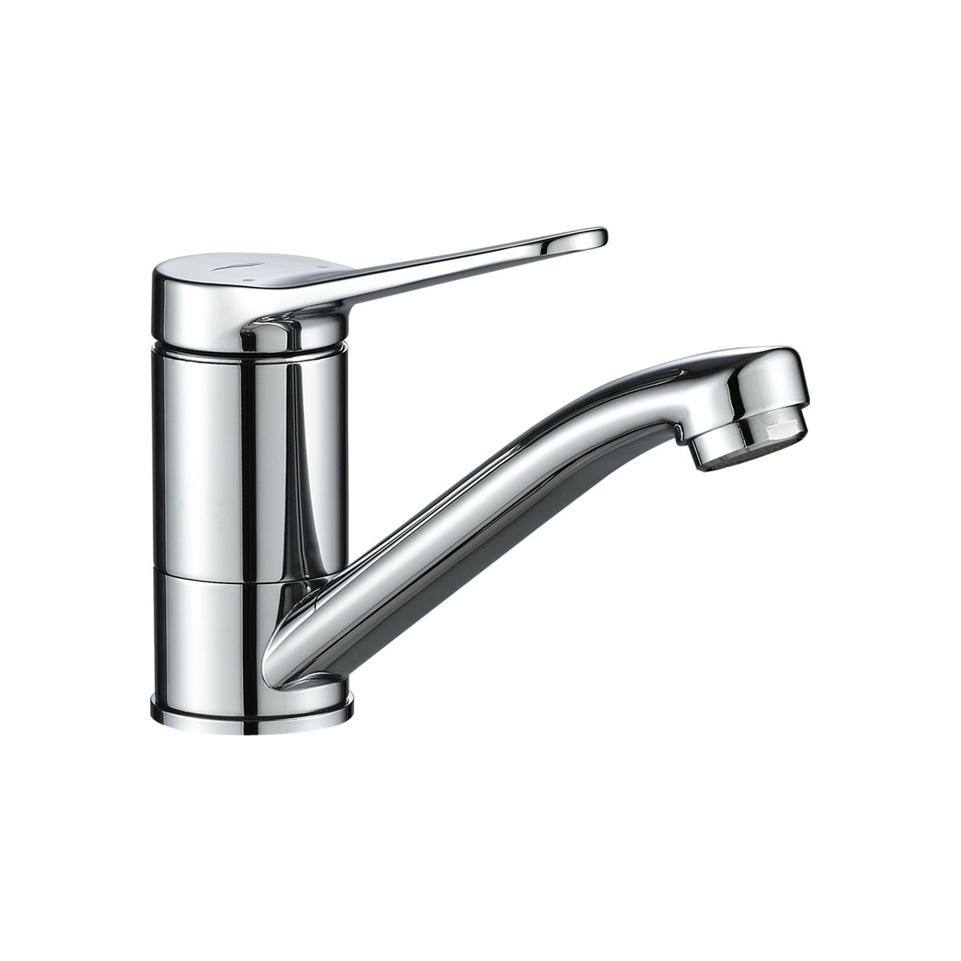 Bateria Umywalkowa Stojąca z Ruchomą Wylewką Chrom VILLA Kuchinox