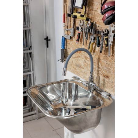 Zlewozmywak Jednokomorowy Stalowy INOX CHIOS Kuchinox