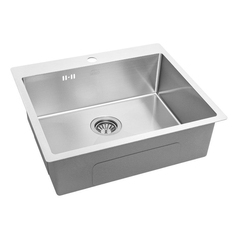 Zlew Zlewozmywak Jednokomorowy Wpuszczany Stalowy INOX MARMARA Laveo