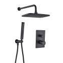 Komplet Natryskowy z Baterią Podtynkową TORES Czarny Laveo Komplet Natryskowy z Baterią Podtynkową TORES Czarny Laveo