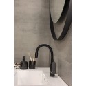 Bateria Umywalkowa z Elastyczną Wylewką DIMA Czarna Kuchinox
