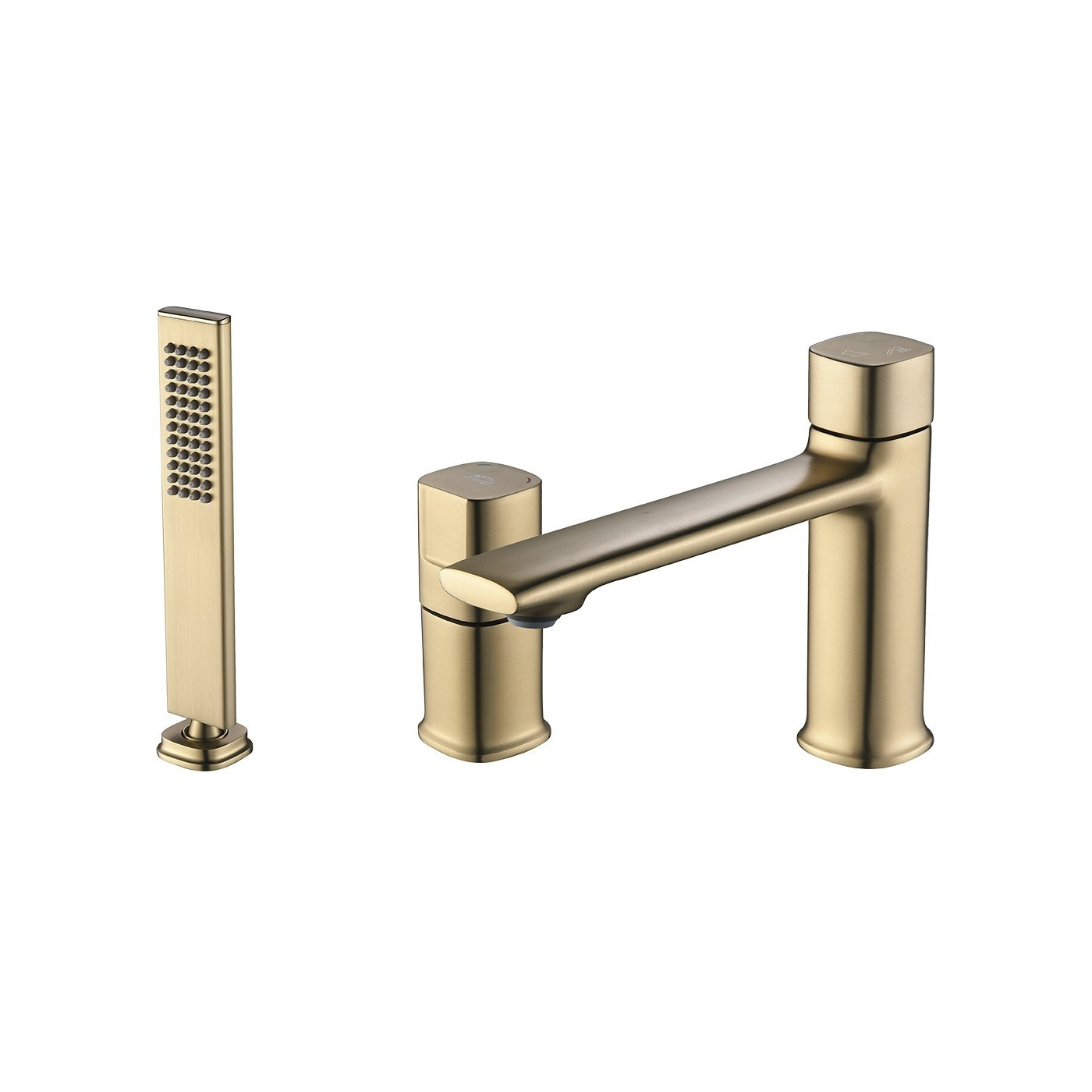 Bateria Wannowa Stojąca Trzy Otworowa TORES Złota Laveo