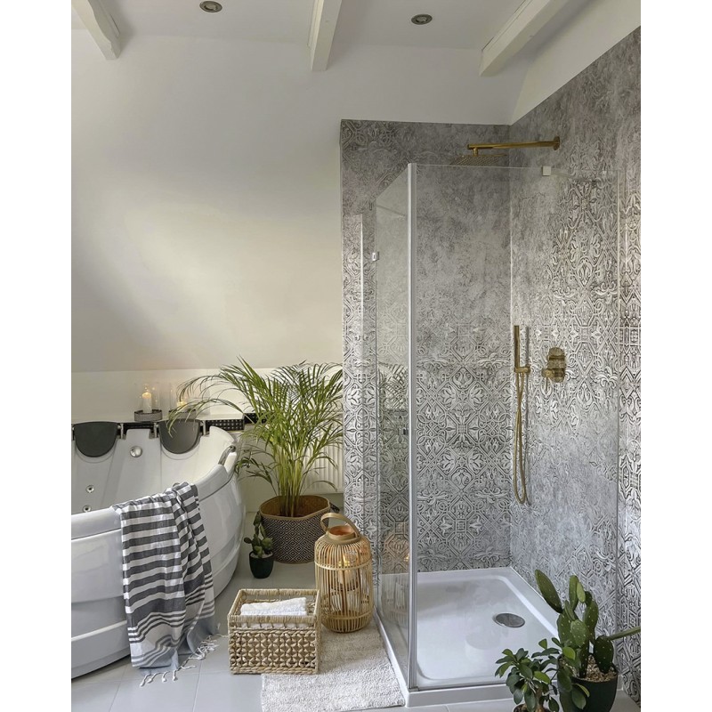 Komplet Natryskowy z Baterią Podtynkową POLA Złoty Laveo Komplet Natryskowy z Baterią Podtynkową POLA Złoty Laveo