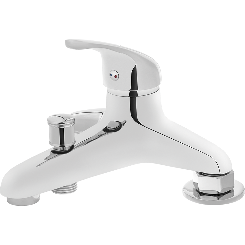 Bateria Wannowo Prysznicowa Stojąca Chrom Kuchinox