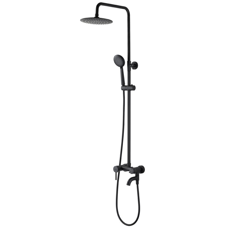 Kolumna Natryskowa z Baterią Czarna NORTES Kuchinox