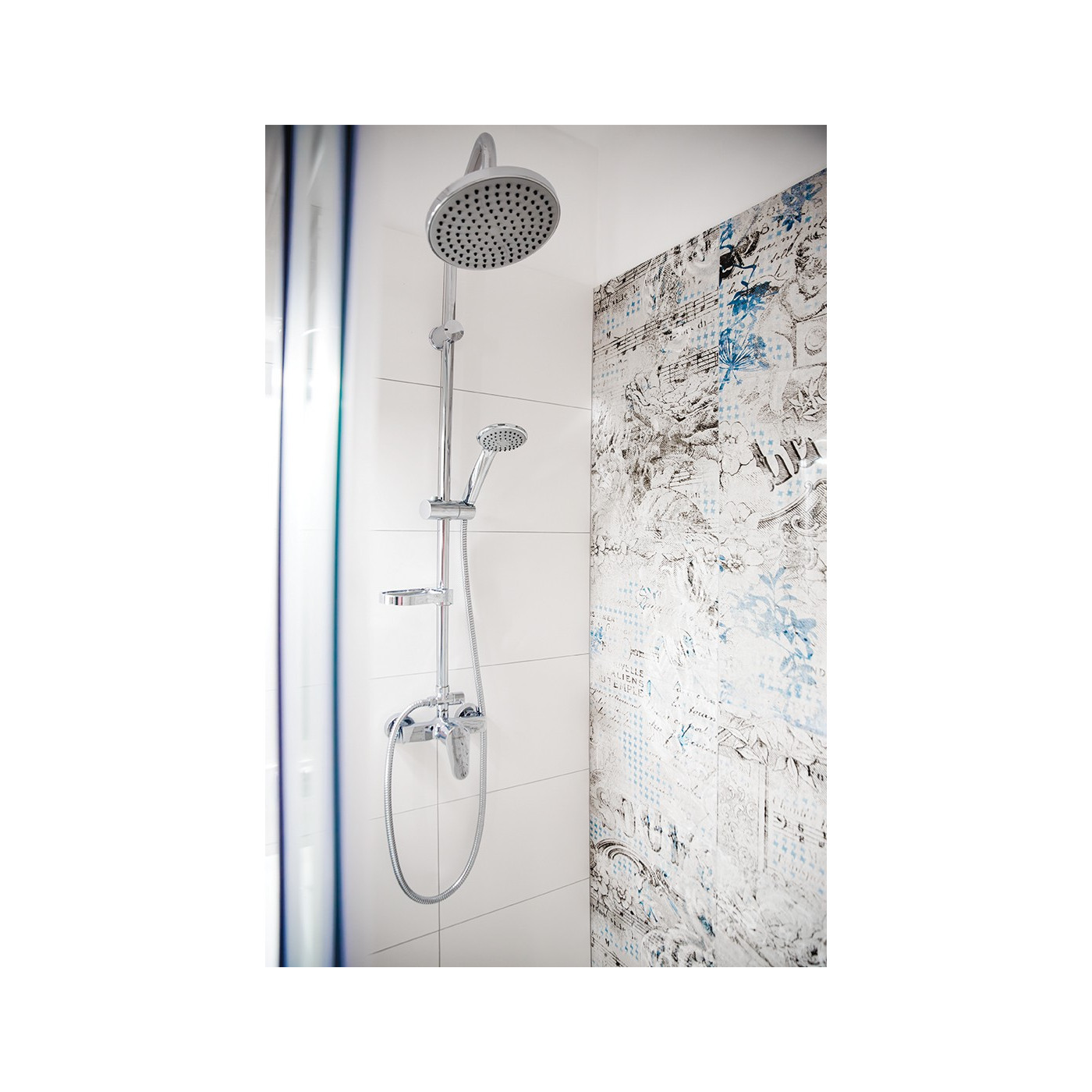 Kolumna Natryskowa Prysznicowa z Baterią Srebrna INTRA Kuchinox Kolumna Natryskowa Prysznicowa z Baterią Srebrna INTRA Kuchinox