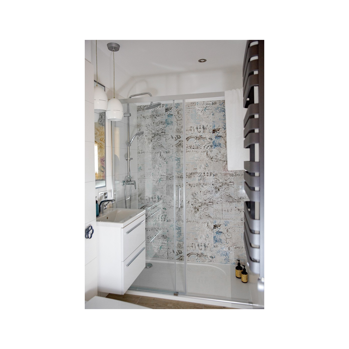 Kolumna Natryskowa Prysznicowa z Baterią Srebrna INTRA Kuchinox Kolumna Natryskowa Prysznicowa z Baterią Srebrna INTRA Kuchinox