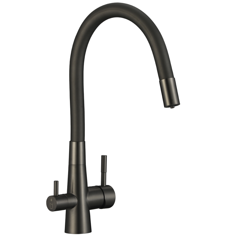 Bateria Zlewozmywakowa z Elastyczną Wylewką do Filtra Wody RIVECO Bateria Zlewozmywakowa z Elastyczną Wylewką do Filtra Wody RIVECO