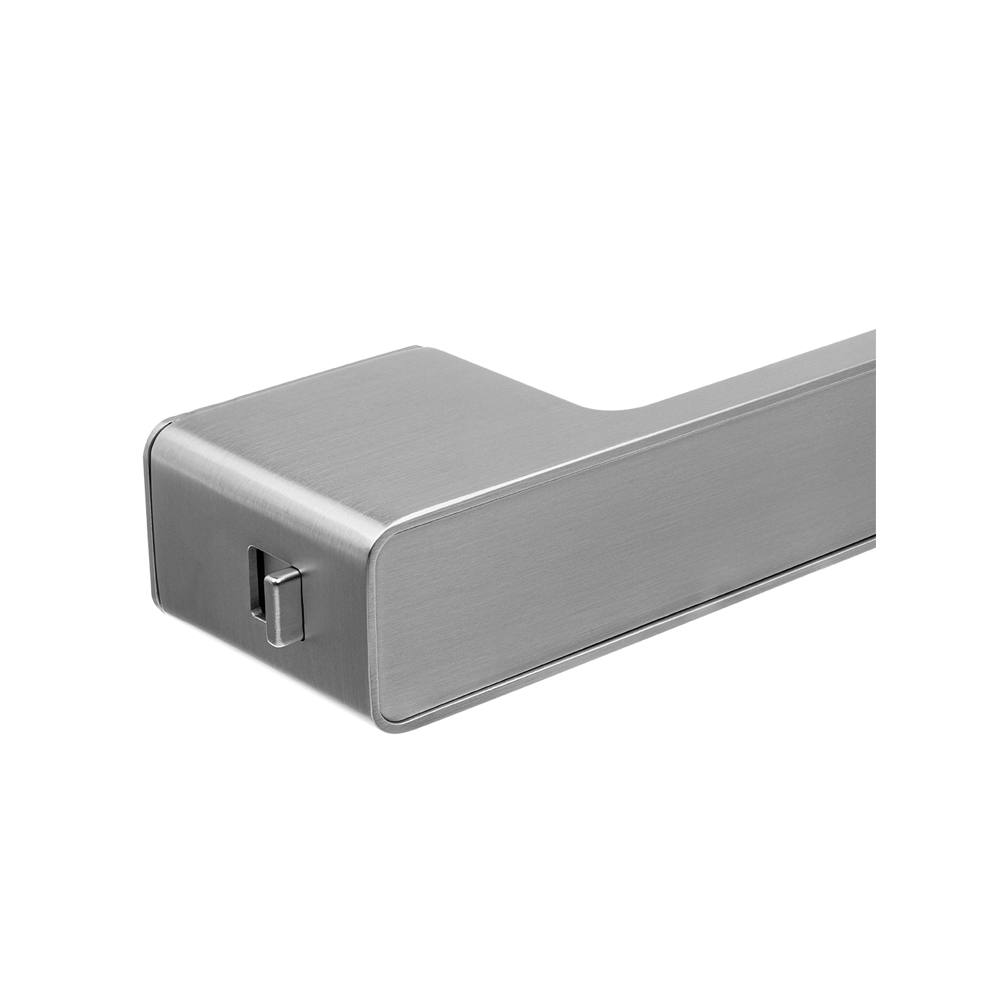 Klamka do Drzwi Wewnętrznych z Blokadą Srebrna SOMBRA Kuchinox Klamka do Drzwi Wewnętrznych z Blokadą Srebrna SOMBRA Kuchinox