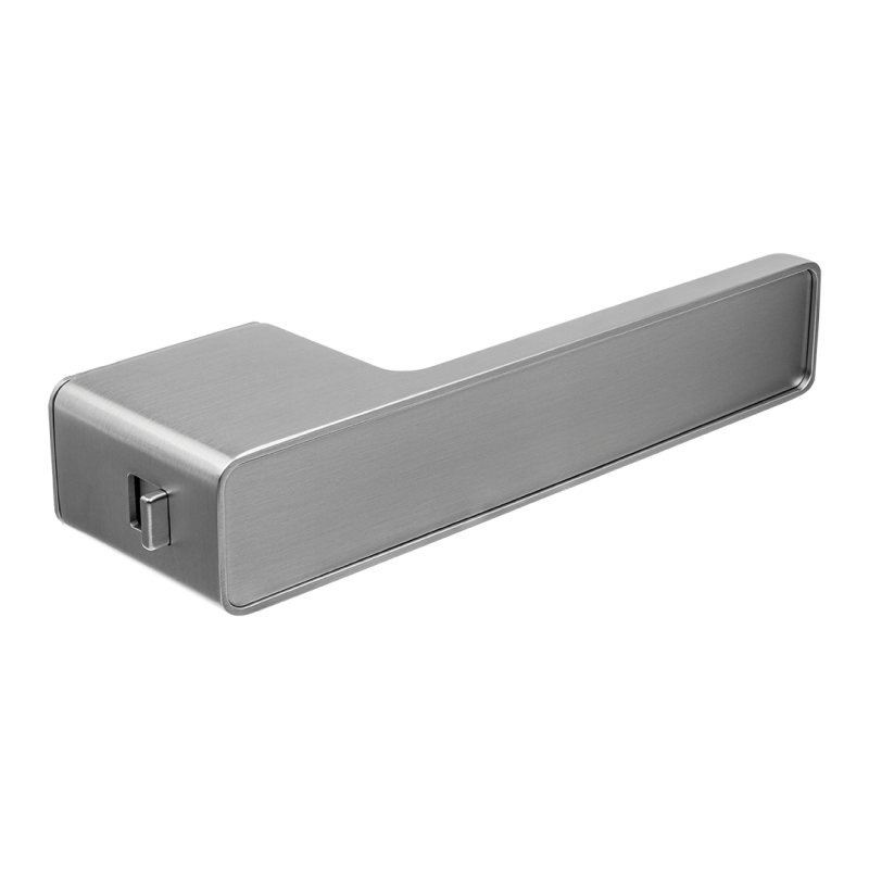 Klamka do Drzwi Wewnętrznych z Blokadą Srebrna SOMBRA Kuchinox Klamka do Drzwi Wewnętrznych z Blokadą Srebrna SOMBRA Kuchinox