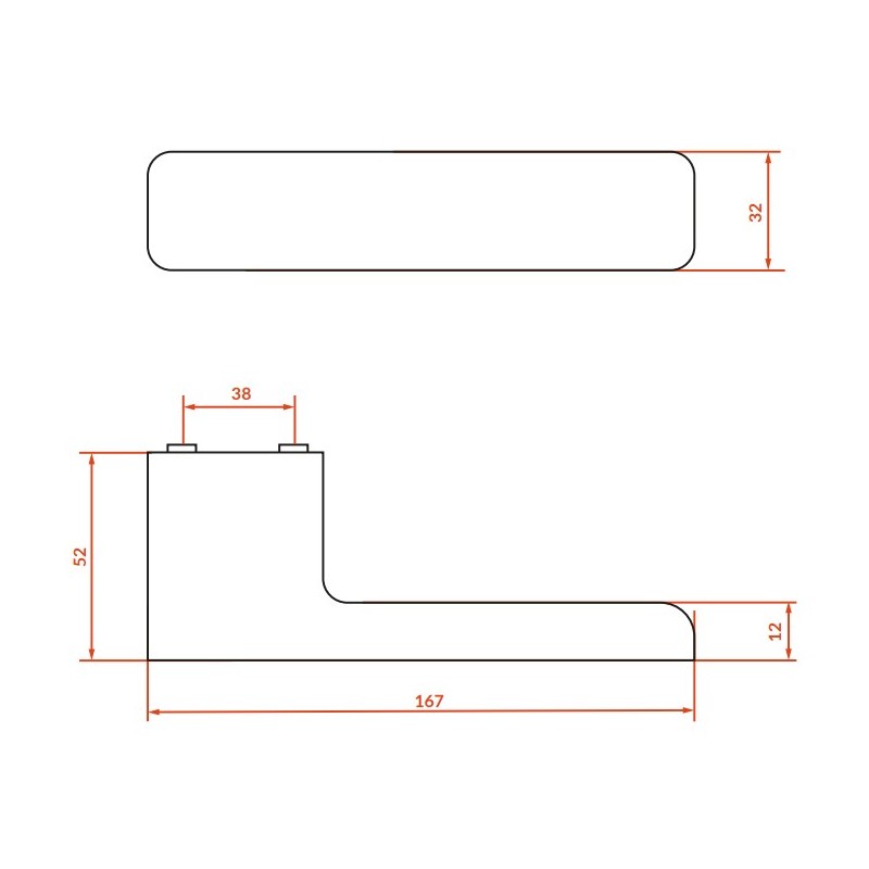 Klamka do Drzwi Wewnętrznych z Blokadą Srebrna SOMBRA Kuchinox Klamka do Drzwi Wewnętrznych z Blokadą Srebrna SOMBRA Kuchinox