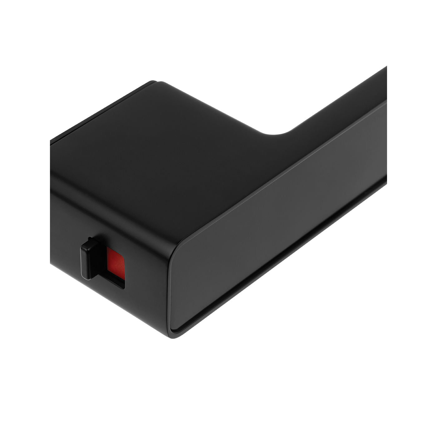 Klamka do Drzwi Wewnętrznych z Blokadą Czarna SOMBRA Kuchinox