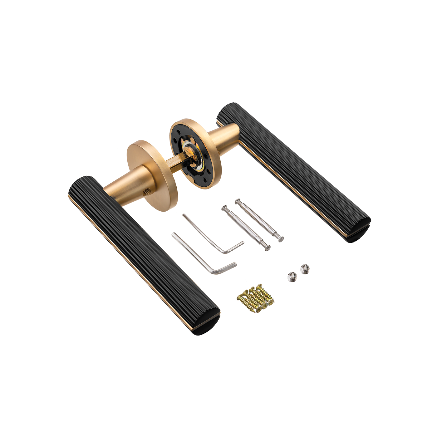 Klamka do Drzwi Wewnętrznych Czarno Złota MAIO II Kuchinox